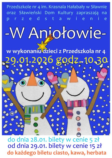 Przedstawienie "W Aniołowie" - Przedszkole Nr 4